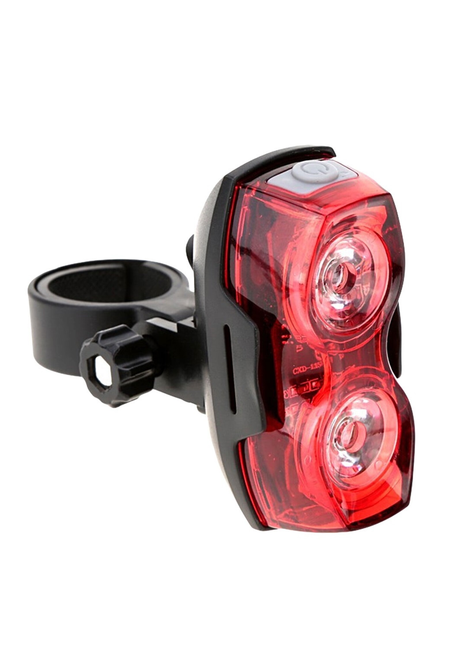 Fietslamp - LED verlichting fiets - Achterlicht fiets - Afneembare fietslamp - Fietsverlichting (Rood)