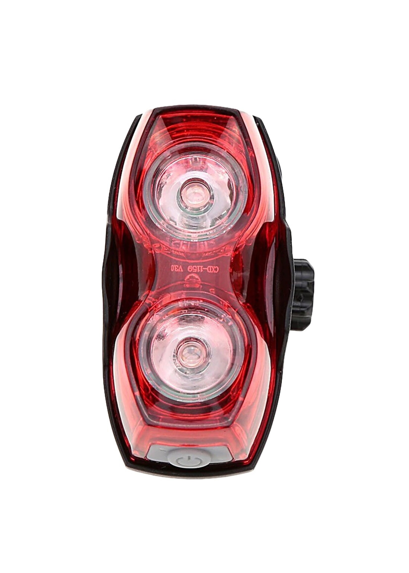 Fietslamp - LED verlichting fiets - Achterlicht fiets - Afneembare fietslamp - Fietsverlichting (Rood)