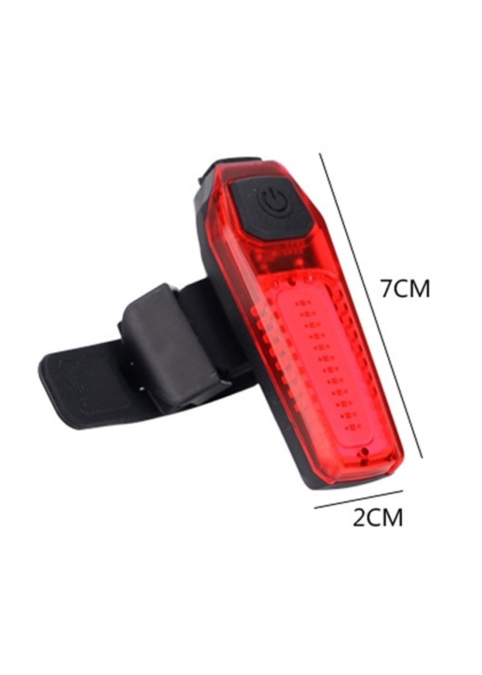 Led Fietslamp - USB oplaadbaar - Oplaadbaar via USB - voorlamp of achterlamp