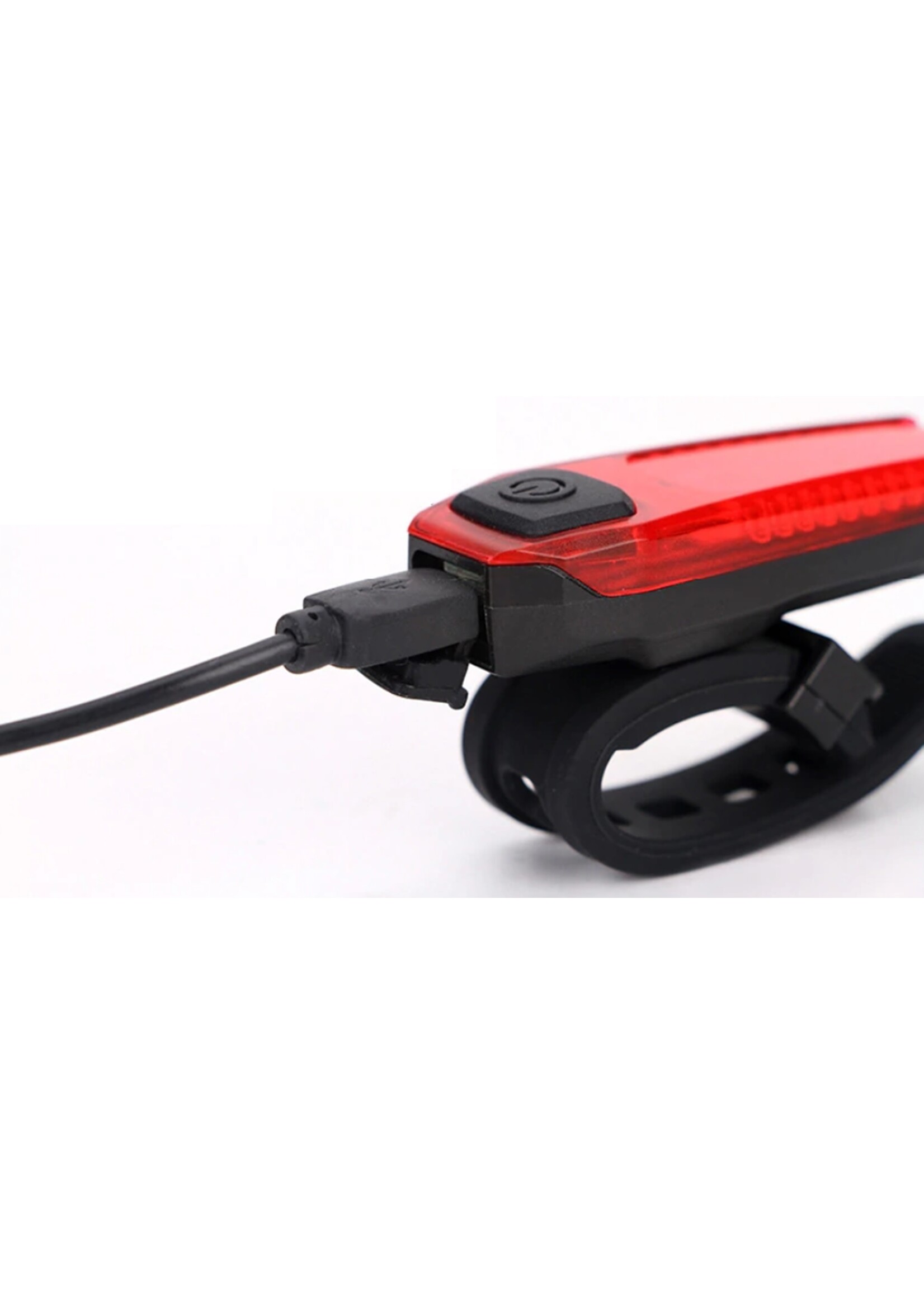 Led Fietslamp - USB oplaadbaar - Oplaadbaar via USB - voorlamp of achterlamp