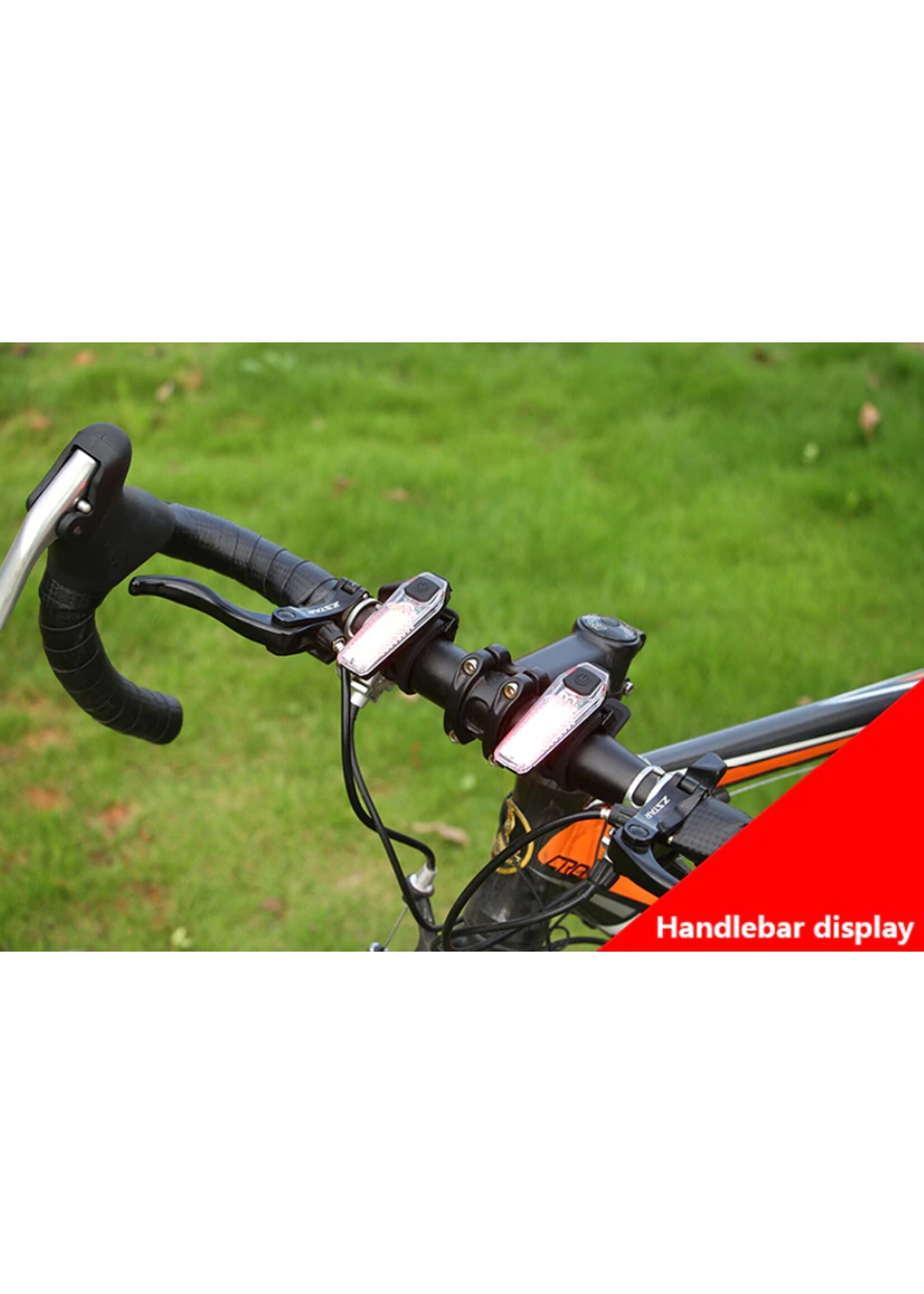 Led Fietslamp - USB oplaadbaar - Oplaadbaar via USB - voorlamp of achterlamp