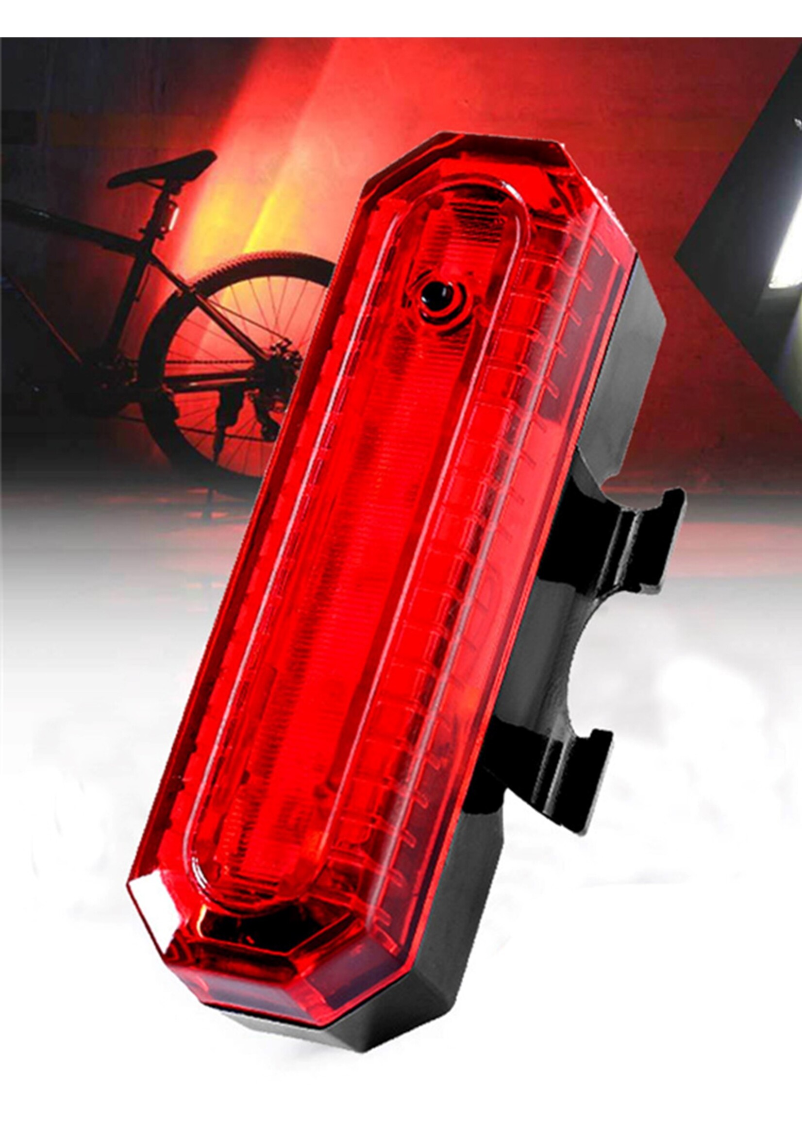 Led Fietslamp – Voorlamp of Achterlamp - USB oplaadbaar