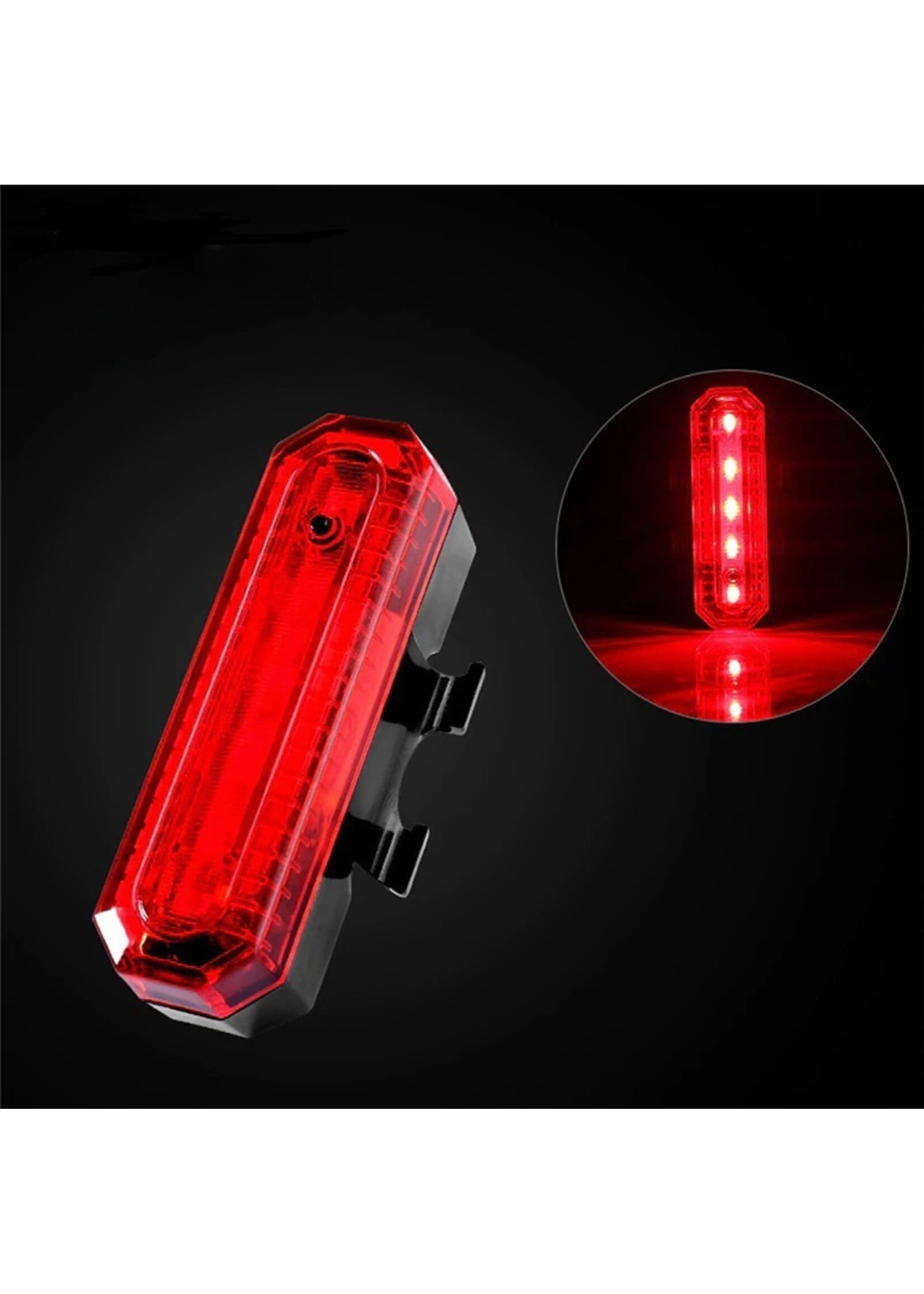 Led Fietslamp – Voorlamp of Achterlamp - USB oplaadbaar