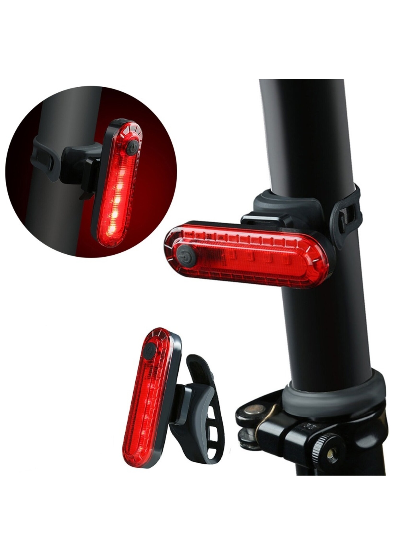 Led Fietslamp - Achterlicht - USB oplaadbaar