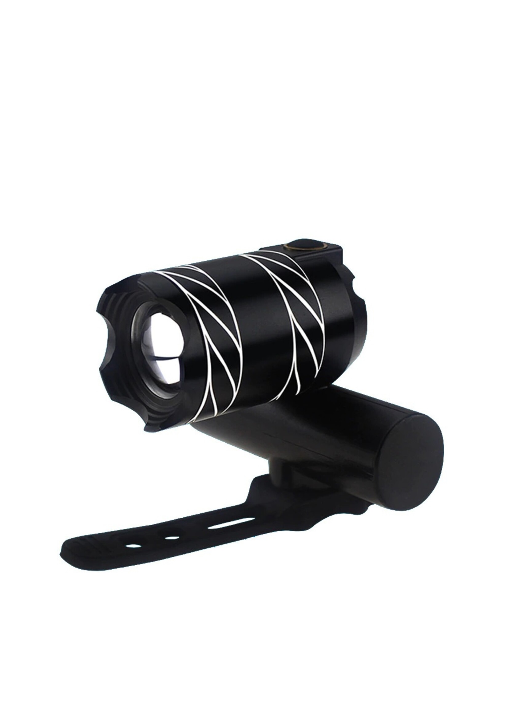 450 Lumen LED – Led Fietslamp - Oplaadbaar via USB - Super fel - Ultieme Led Fietslamp - 3 standen & zoom - Zwart