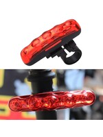 LED verlichting fiets - Achterlicht fiets - Afneembare fietslamp - Fietsverlichting (Rood)