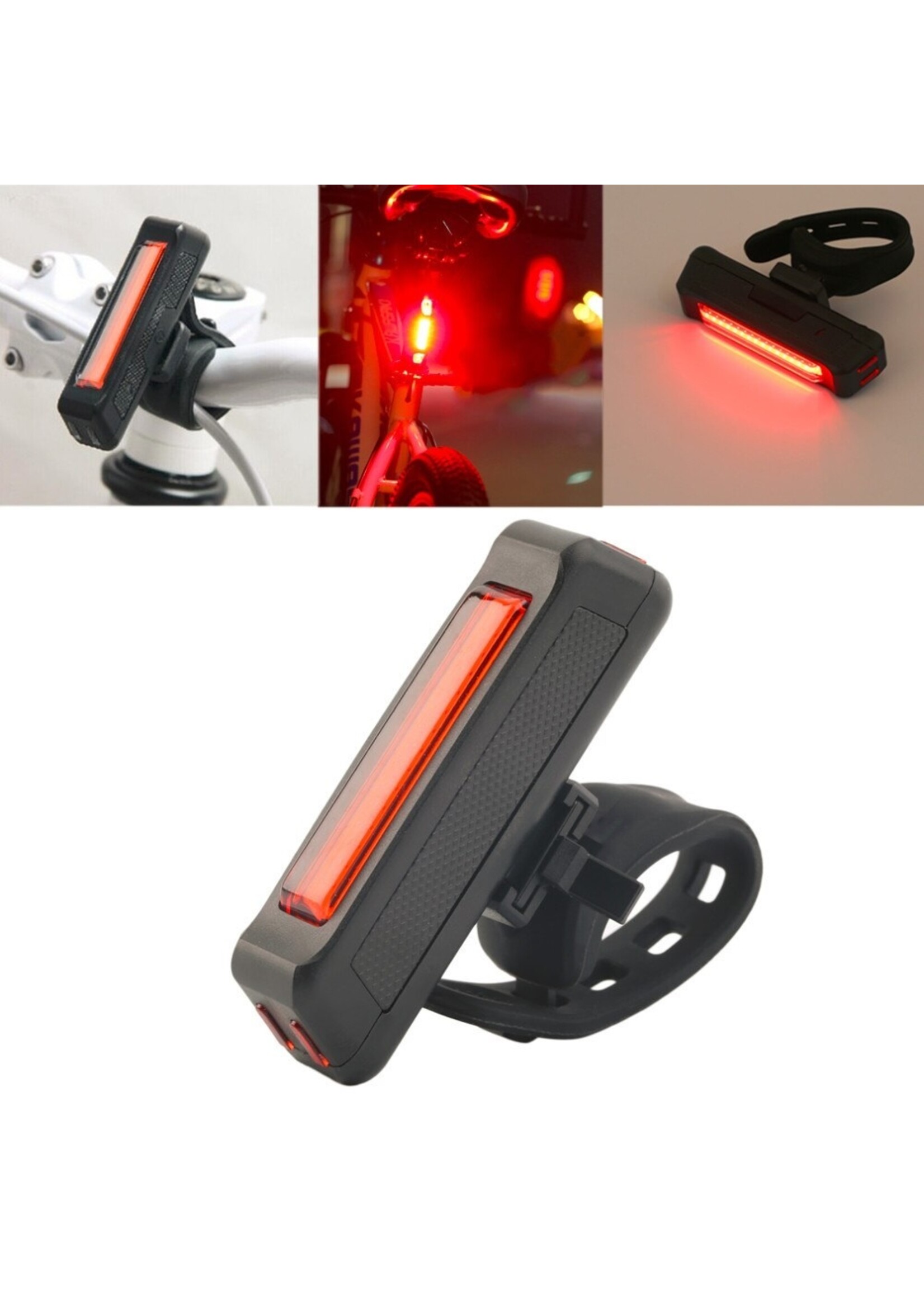 Led Fietslamp - Achterlicht - USB oplaadbaar