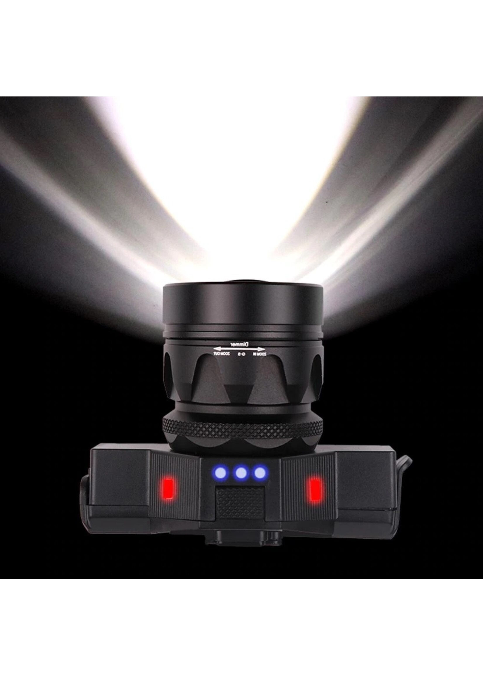 T6 + COB USB Oplaadbare LED Zaklamp Koplamp Fiets Mechanische Zoom Koplamp Fietsaccessoires