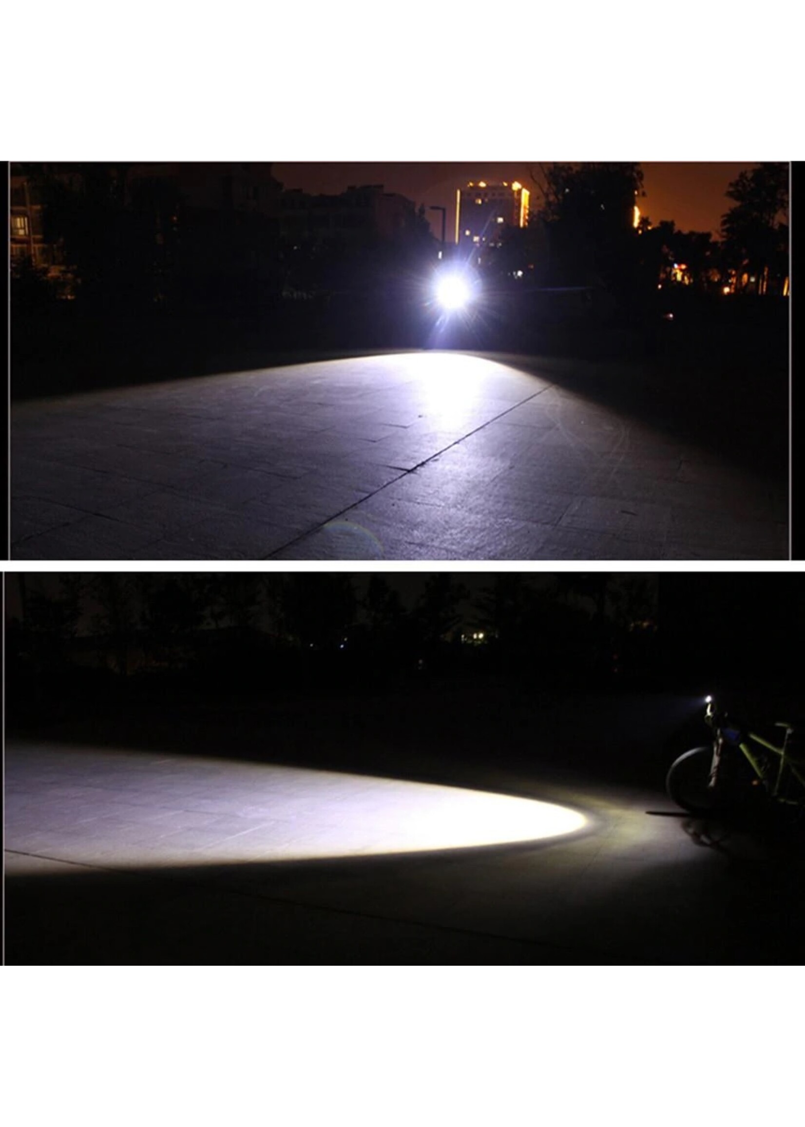 T6 + COB USB Oplaadbare LED Zaklamp Koplamp Fiets Mechanische Zoom Koplamp Fietsaccessoires