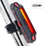 Fiets achterlicht USB oplaadbare waarschuwingslamp Waterdicht Super helder licht voor fietsen