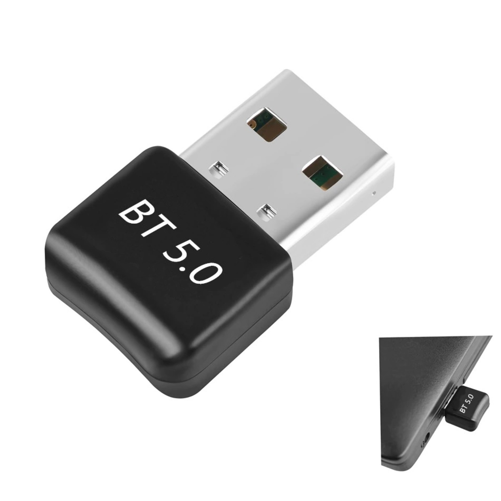 Bluetooth CSR 5.0 Dongle - Mini Bluetooth 5.0 USB Adapter – Dongle - Bluetooth adapter - draadloze dongle - verbind meerdere bluetooth apparaten