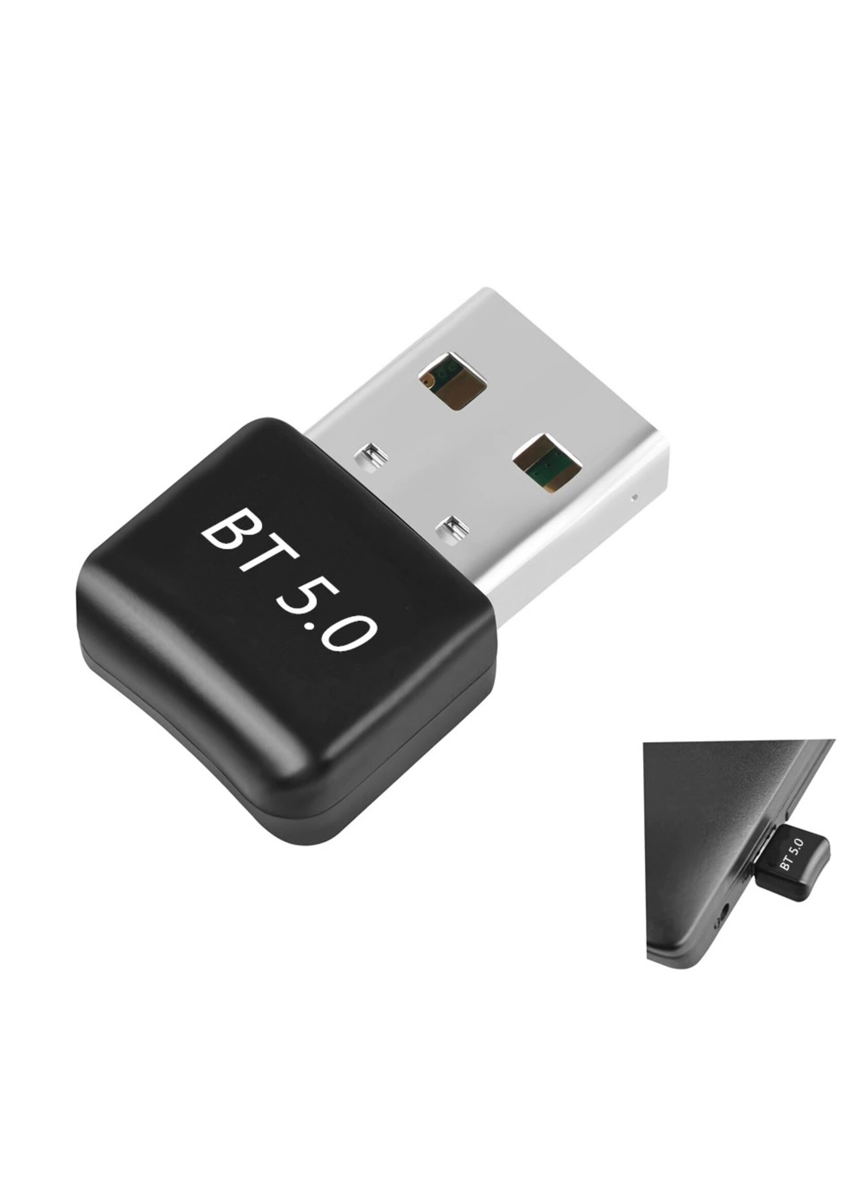 Bluetooth CSR 5.0 Dongle - Mini Bluetooth 5.0 USB Adapter – Dongle - Bluetooth adapter - draadloze dongle - verbind meerdere bluetooth apparaten