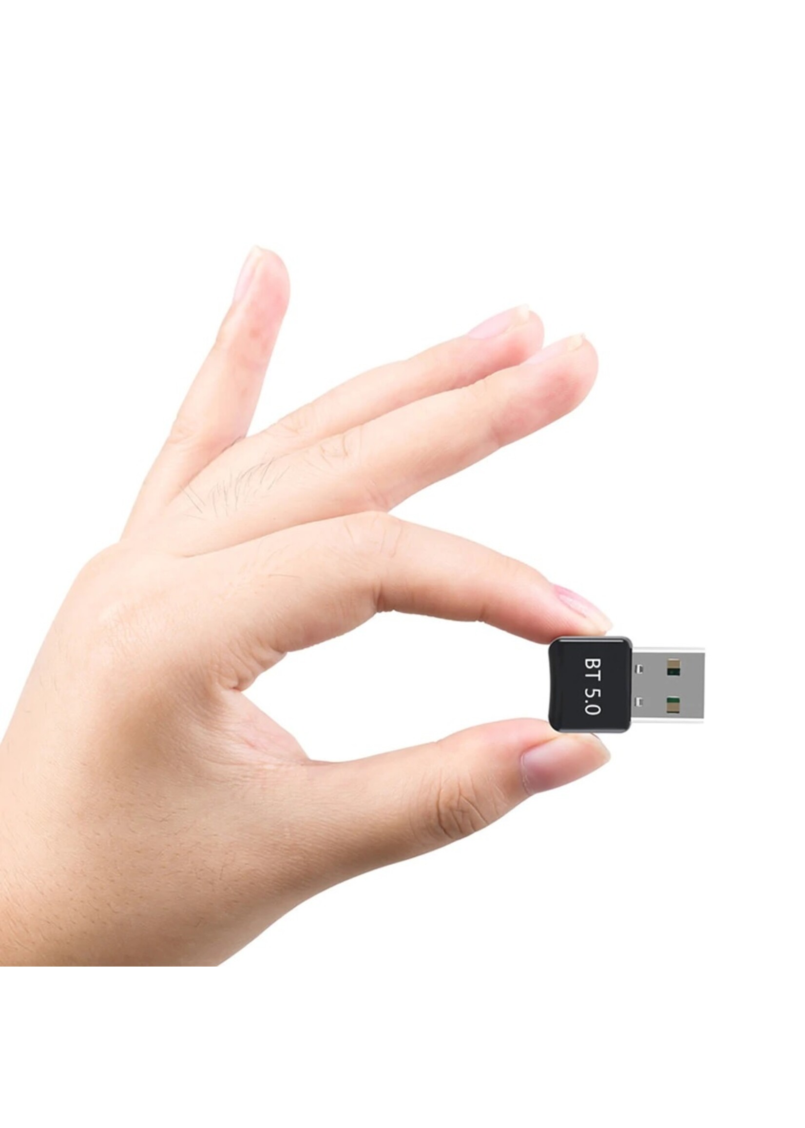 Bluetooth CSR 5.0 Dongle - Mini Bluetooth 5.0 USB Adapter – Dongle - Bluetooth adapter - draadloze dongle - verbind meerdere bluetooth apparaten