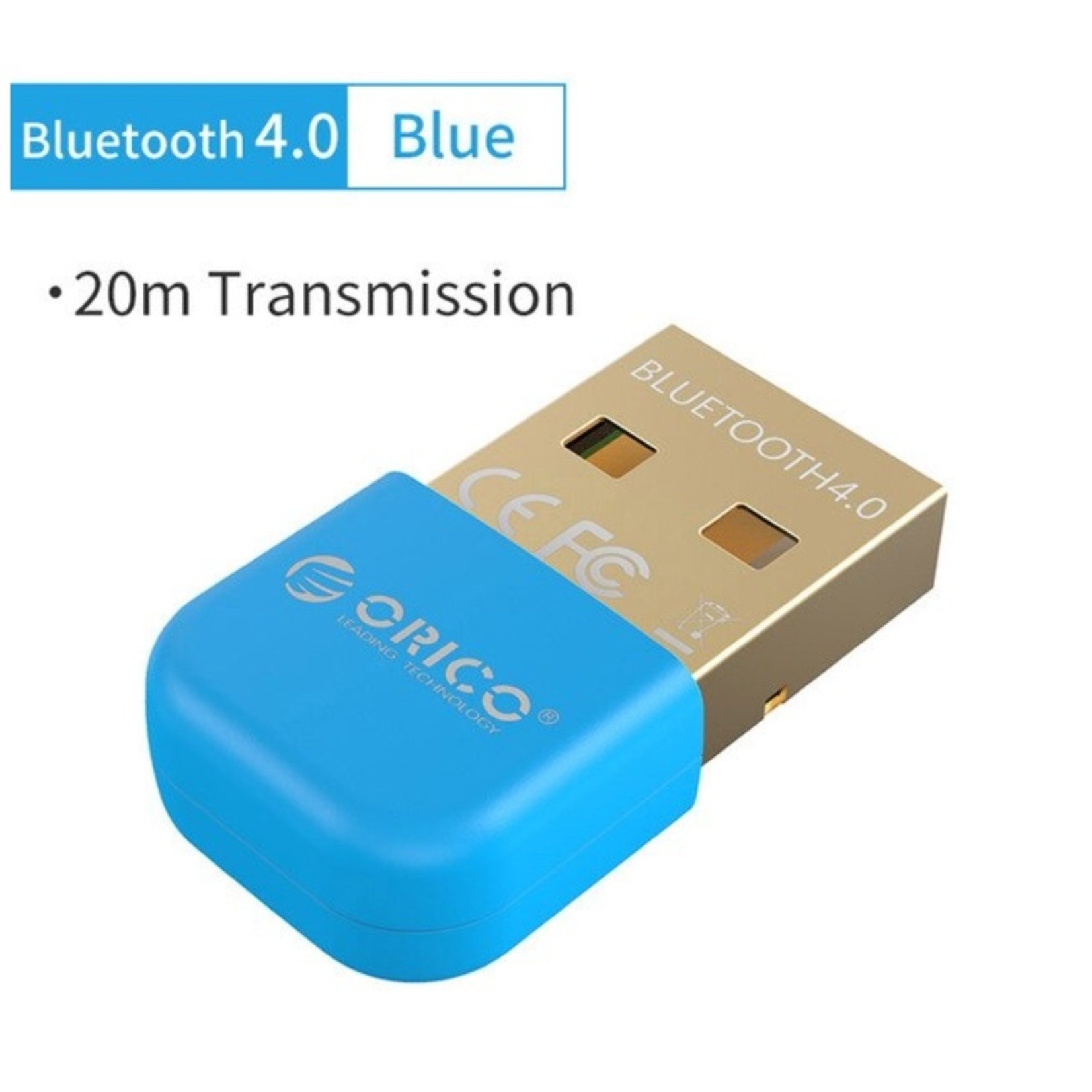 Orico - USB Bluetooth 4.0 Adapter - 20m