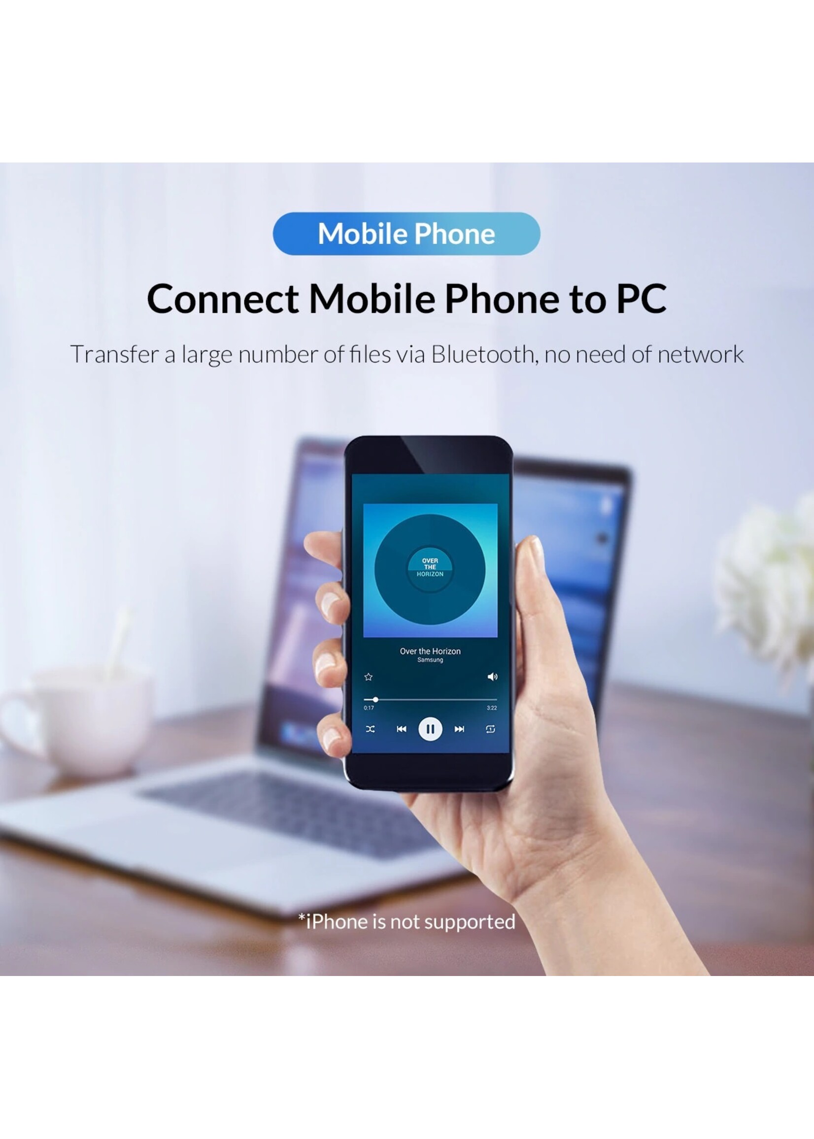 Orico - USB Bluetooth 4.0 Adapter - 20m