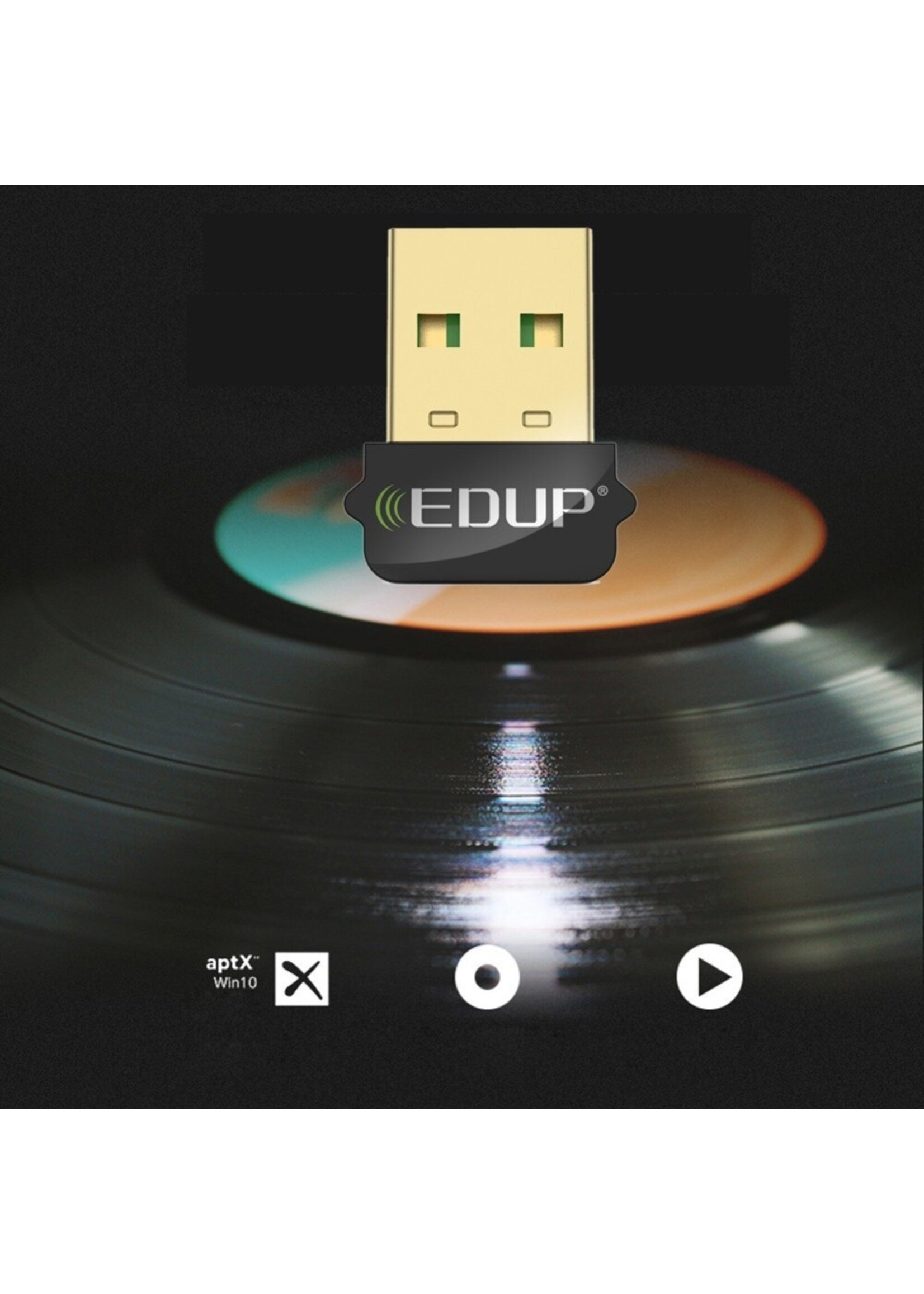 EDUP Bluetooth dongle - USB Bluetooth 4.0 Adapter - 20m
