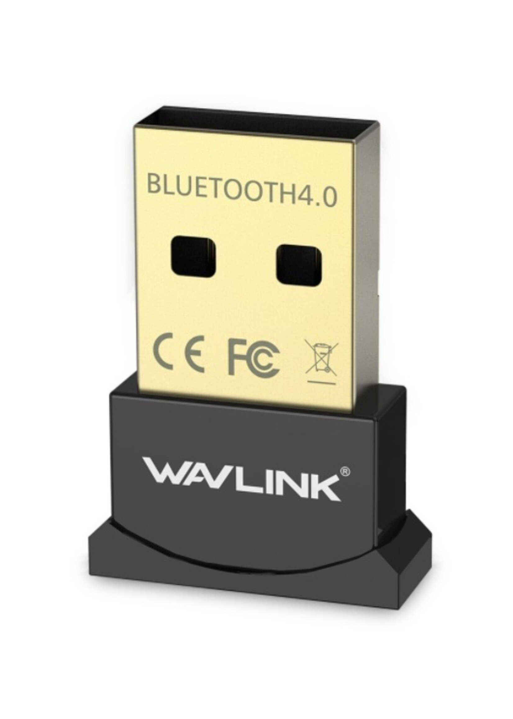 Wavlink Mini Usb Bluetooth Adapter V4.0 Dongle Low Energy USB Adapter Vergulde Plug & Play Micro Dongle voor PC Laptop Desktop