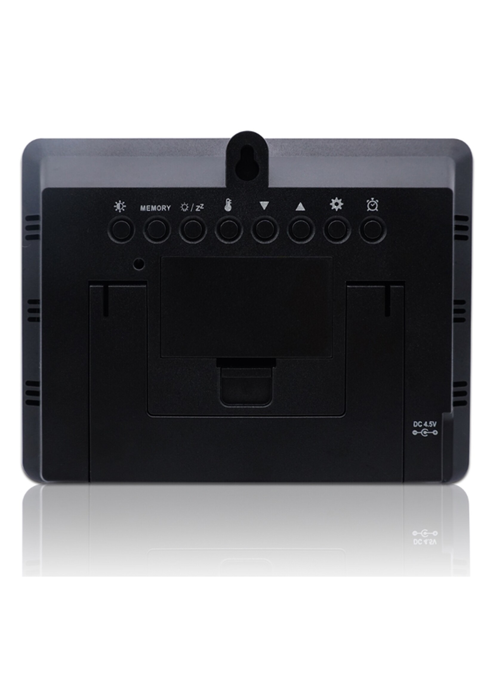 FanJu FJ3378 Digitale wekker Weerstation Binnen Buiten Temperatuur-vochtigheidsmeter Maanfase Weersverwachting USB-oplader