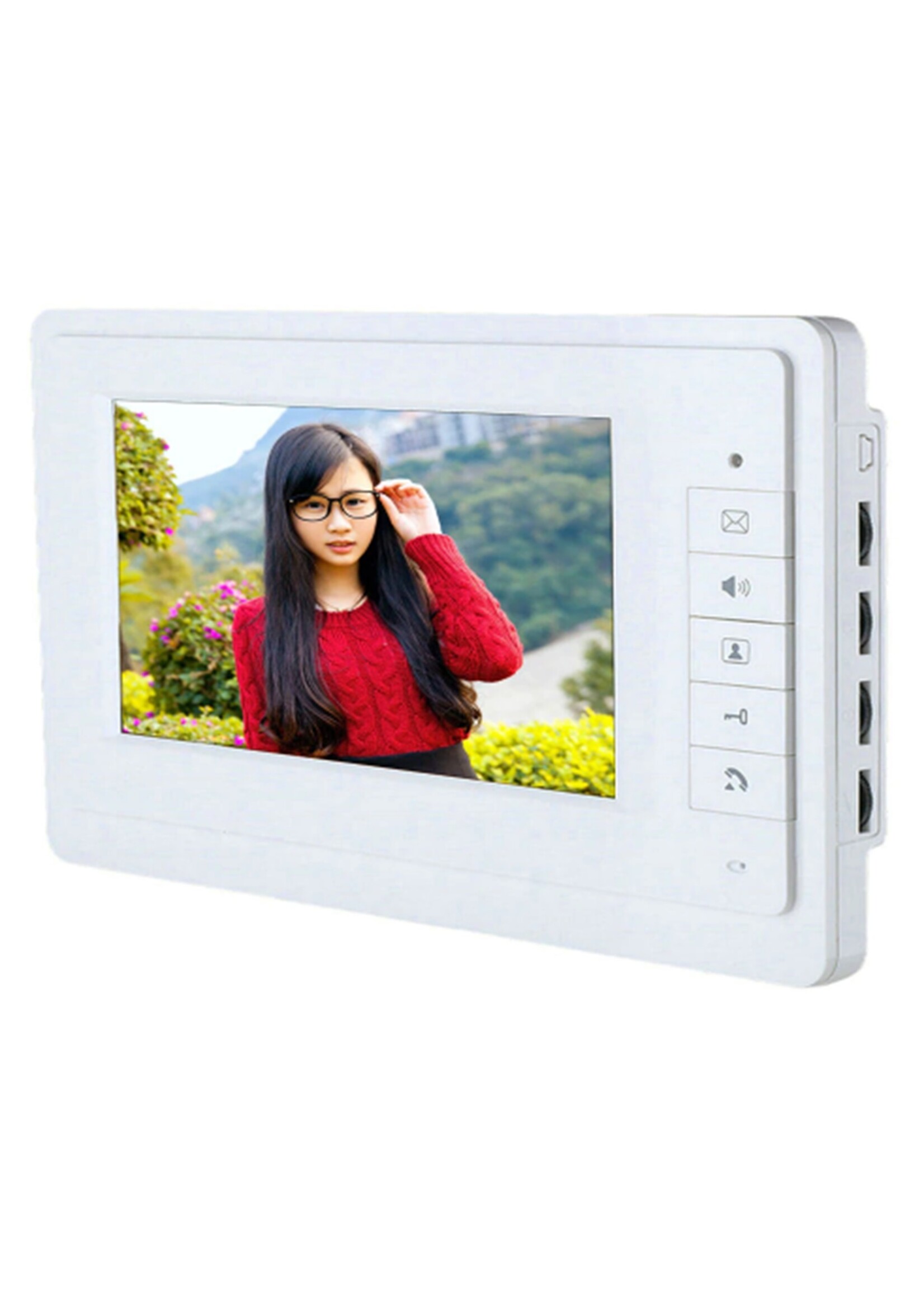 Deurintercom -7'' kleurenmonitor en foto/video camera