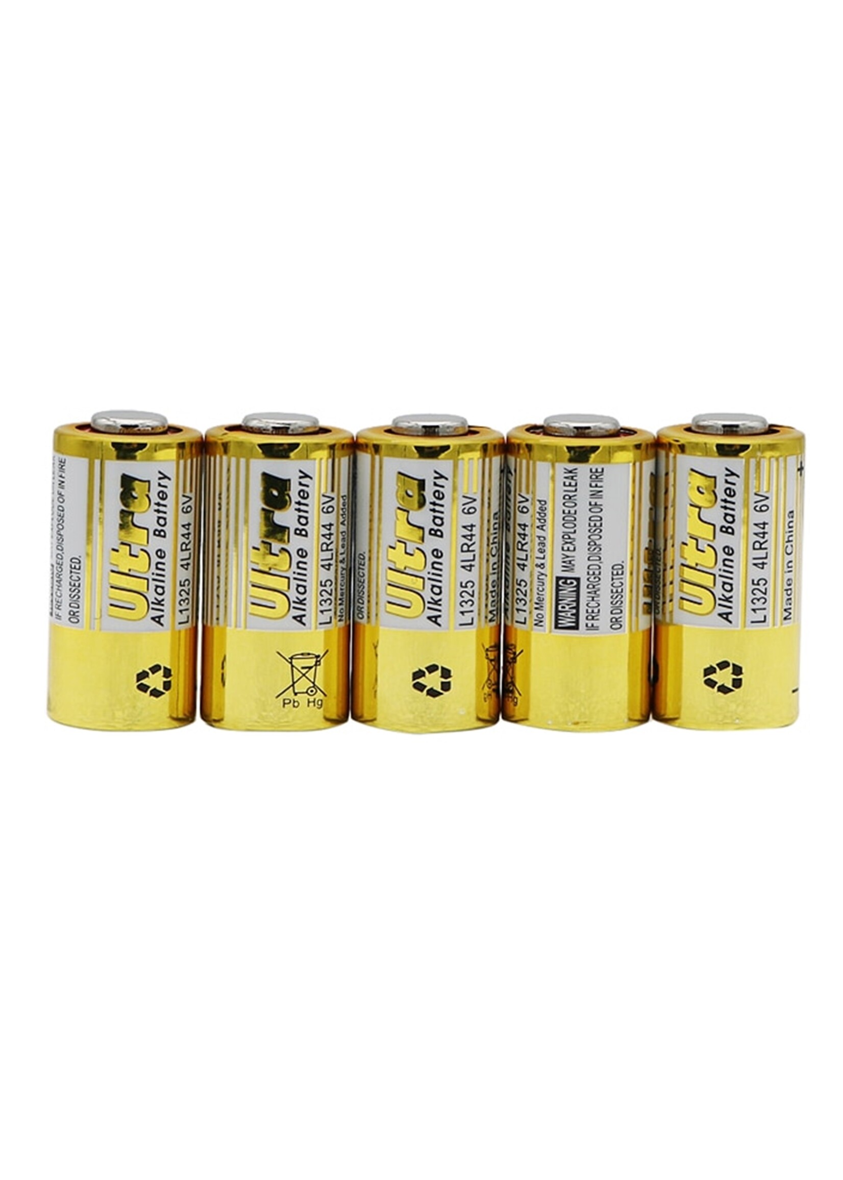 5 stuks 4LR44 - 476A - PX28A - Batterijen - Fotobatterij - 6 Volt