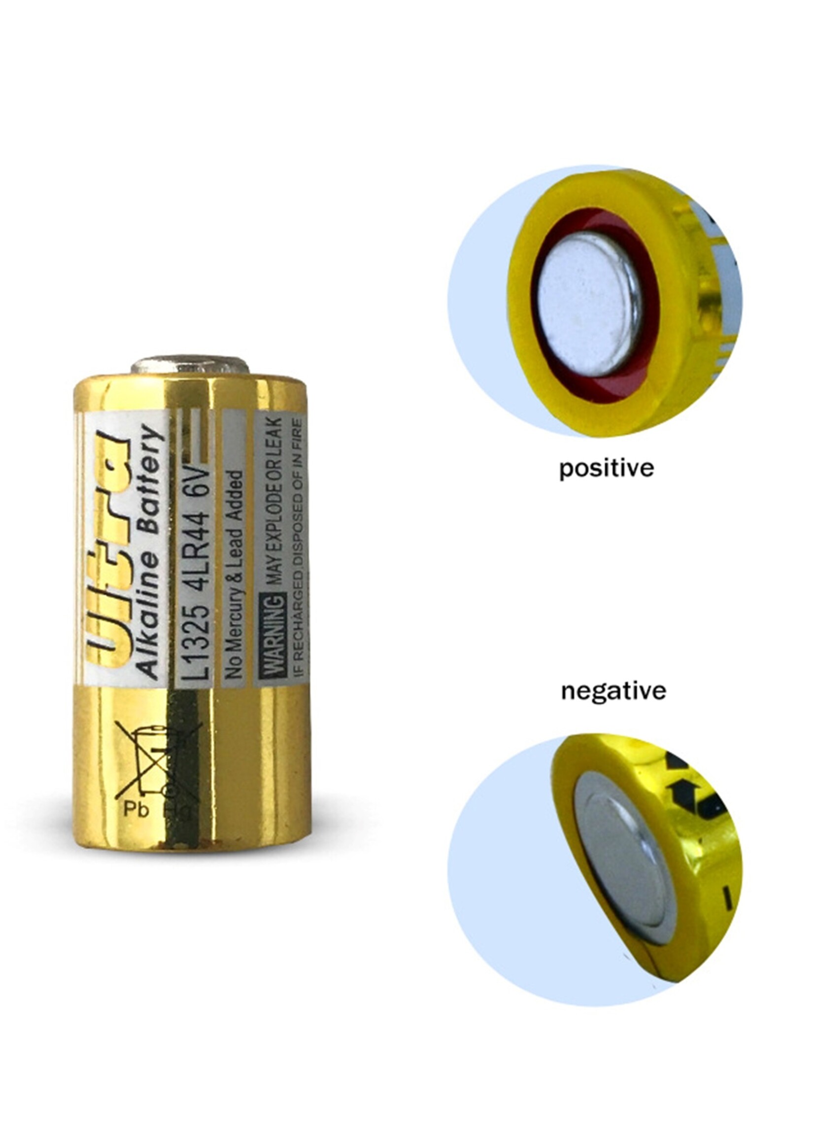 5 stuks 4LR44 - 476A - PX28A - Batterijen - Fotobatterij - 6 Volt