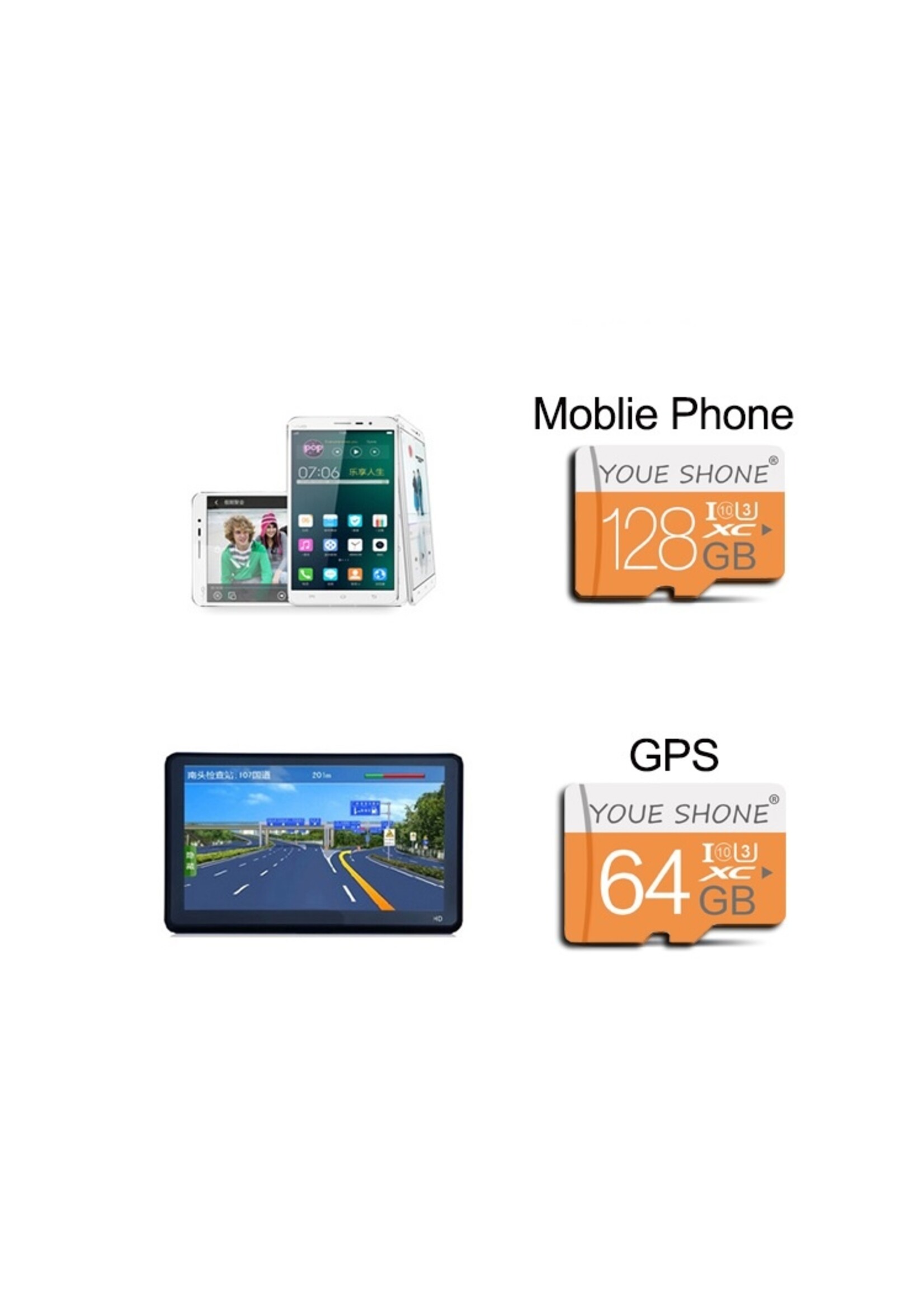 Youe Shone MicroSD SDCC - Klasse 10