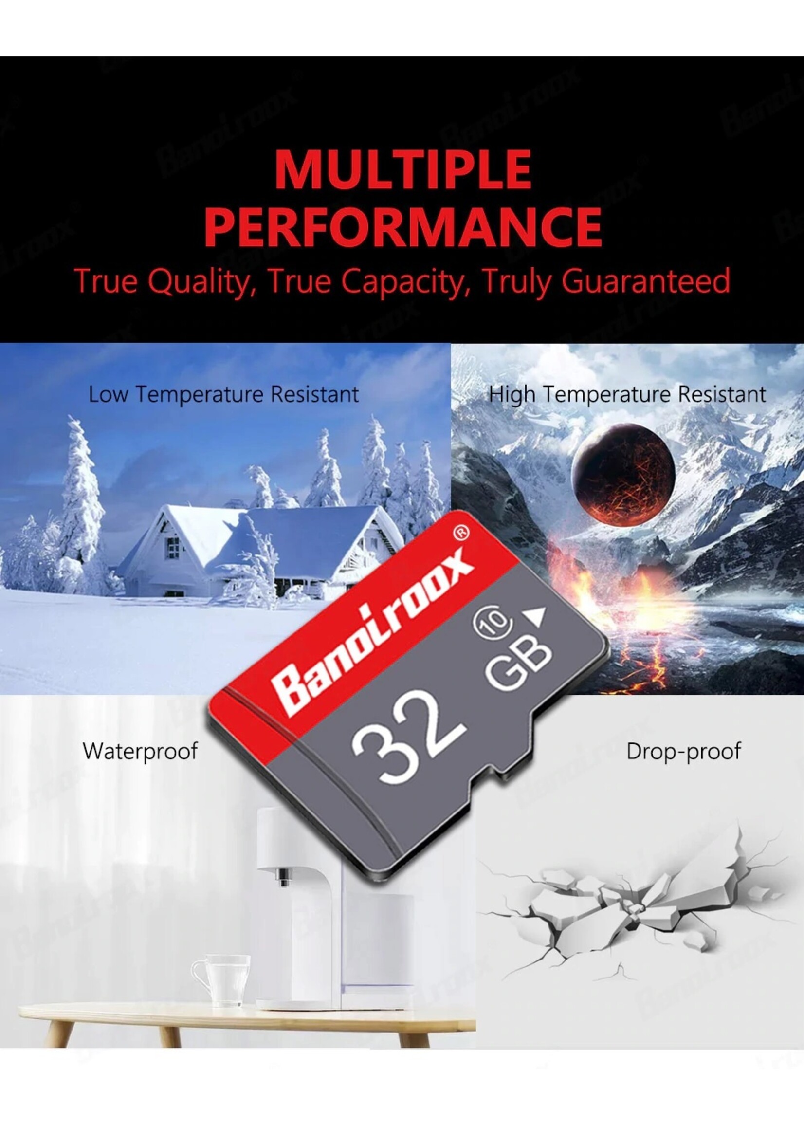 Geheugenkaart klasse 10128 gb 64 gb 32 gb micro sd-kaart 16 gb 8 gb cartao de memoria 4 gb C6 micro sd mini tf-kaart adapter
