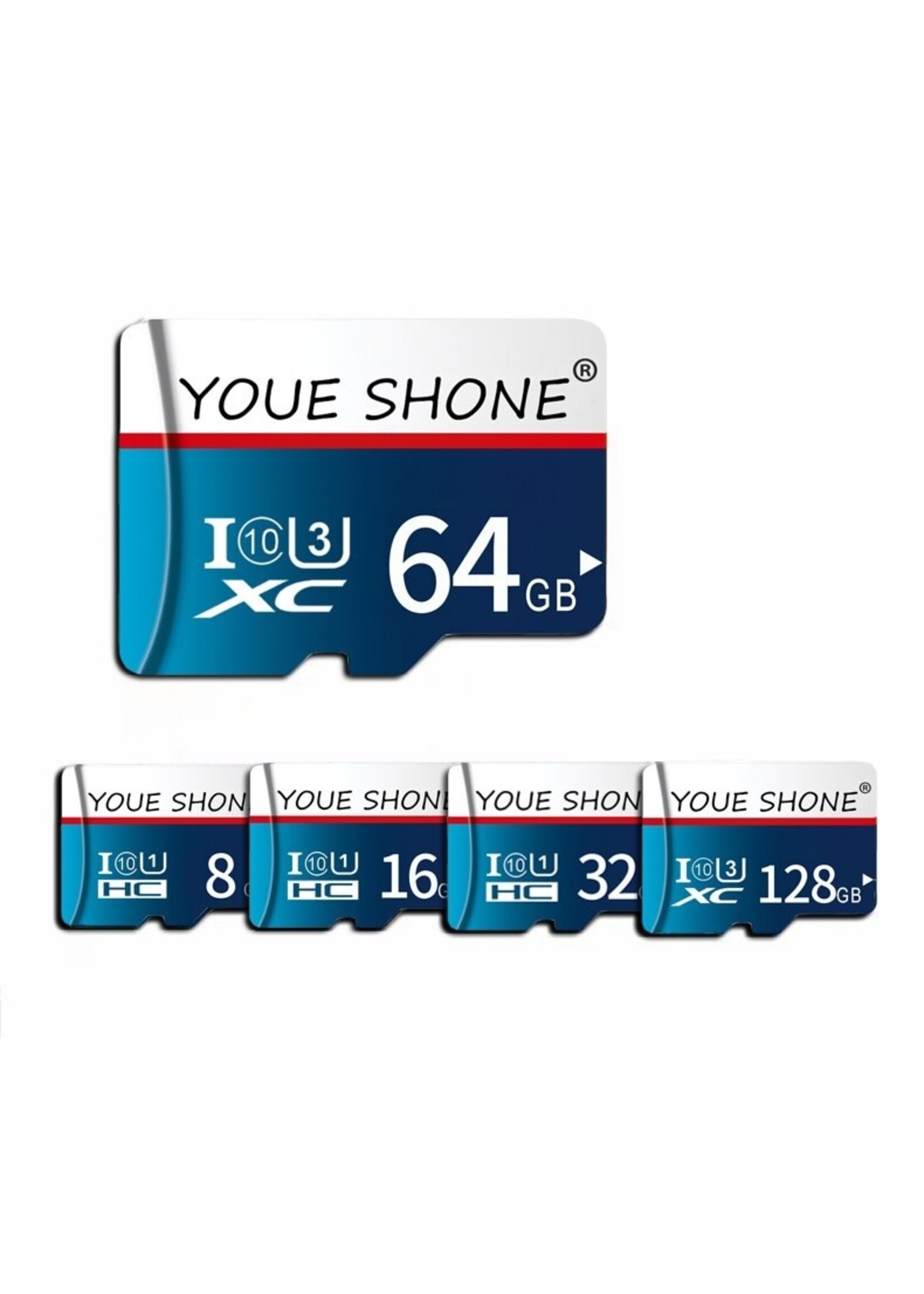 Micro sd-kaart Hoge Snelheid 8G 16G 32G Class-10 / SDHC Geheugen sd-kaart 128G 64G C10 / SDXC TF / Micro Card cartao de memoria
