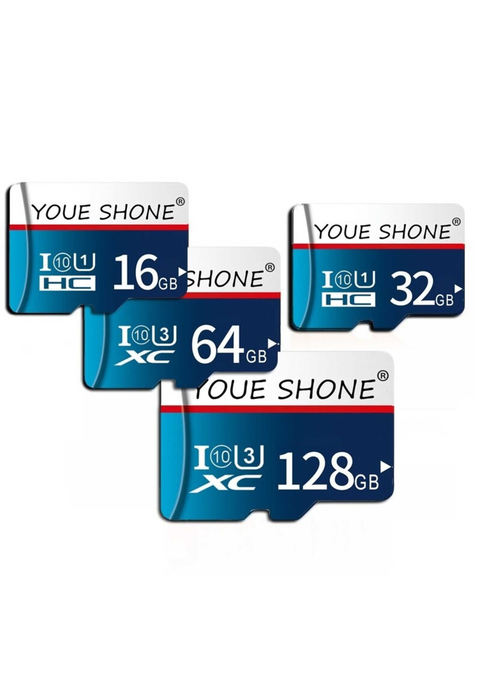 Micro sd-kaart Hoge Snelheid 8G 16G 32G Class-10 / SDHC Geheugen sd-kaart 128G 64G C10 / SDXC TF / Micro Card cartao de memoria
