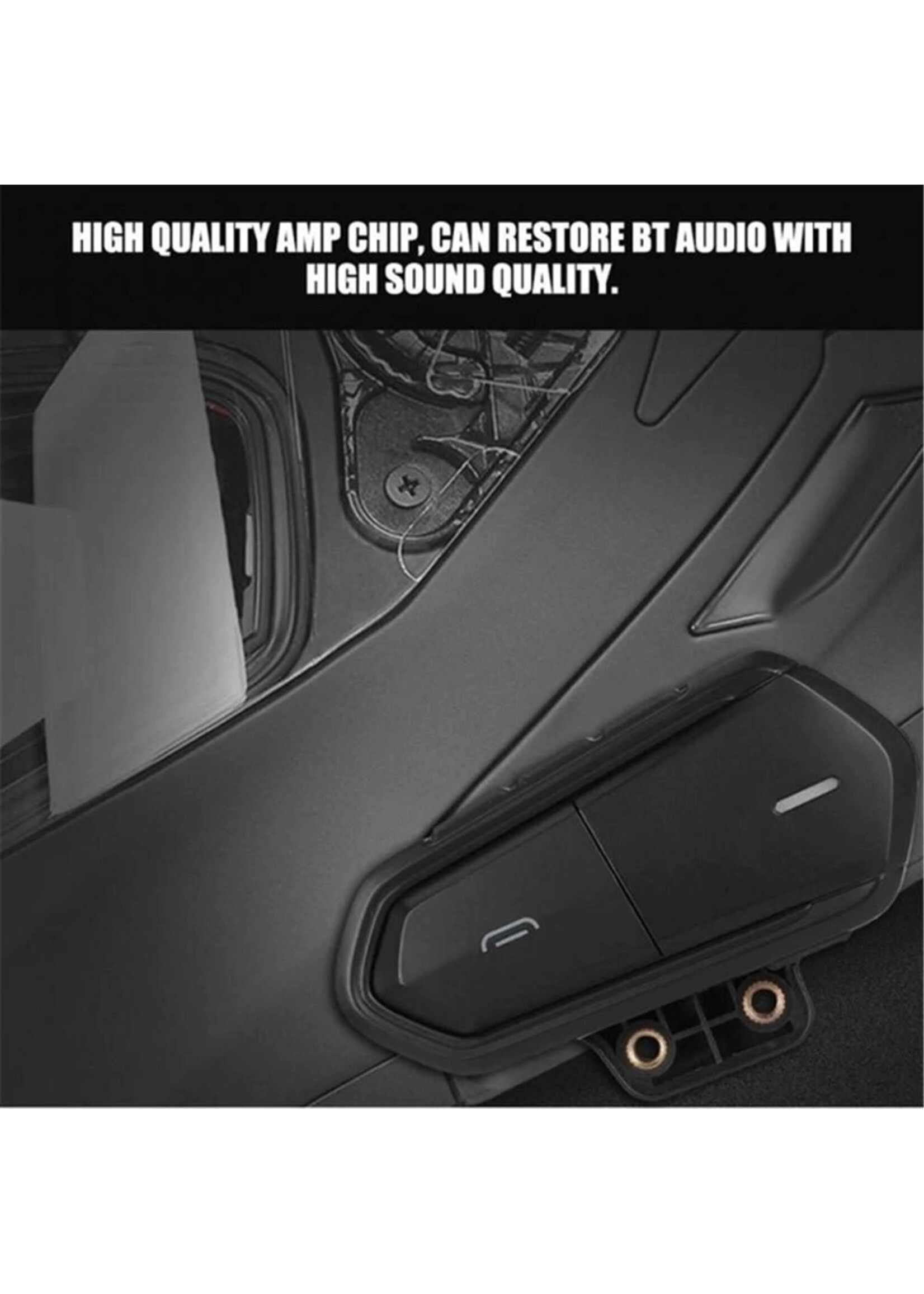 BT Motor Helm Headset - Handsfree - Intercom Communicatie - Motorfiets Bluetooth Helm Headset