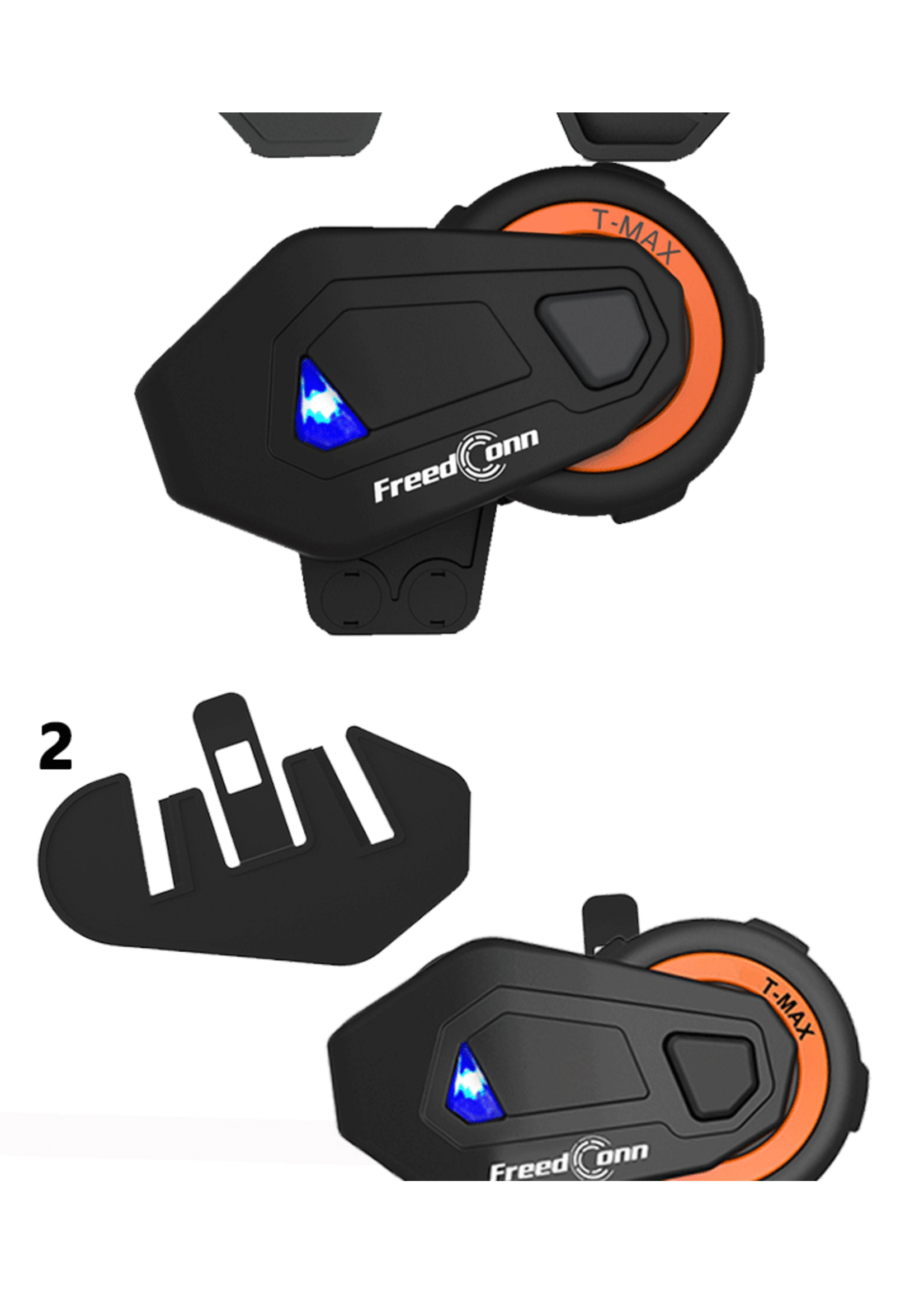 Freedconn T-max 1000m motorhelm bluetooth intercom headset 6 rijders groep