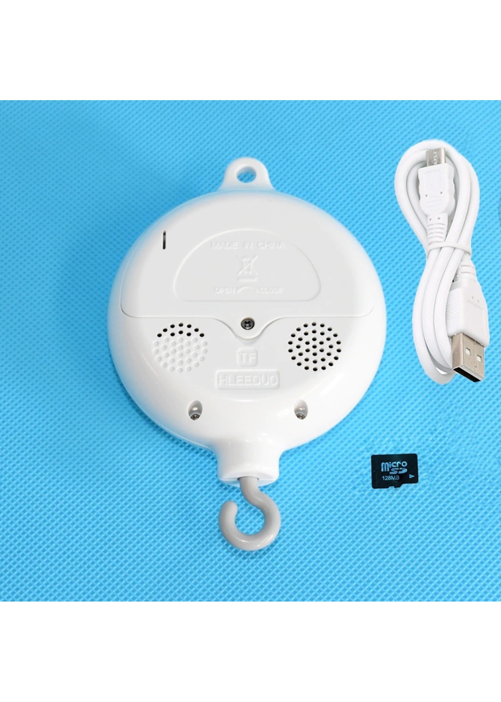 TI283 128 MB USB: (inclusief 1 x ABS Baby Muziek mobiel doosje + USB-oplader + 128 MB-kaart)