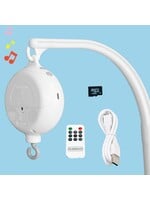 TI284 RC USB: (inclusief 1 x ABS Baby Muziek mobiel doosje + afstandsbediening + USB-oplader + 128 MB kaart)