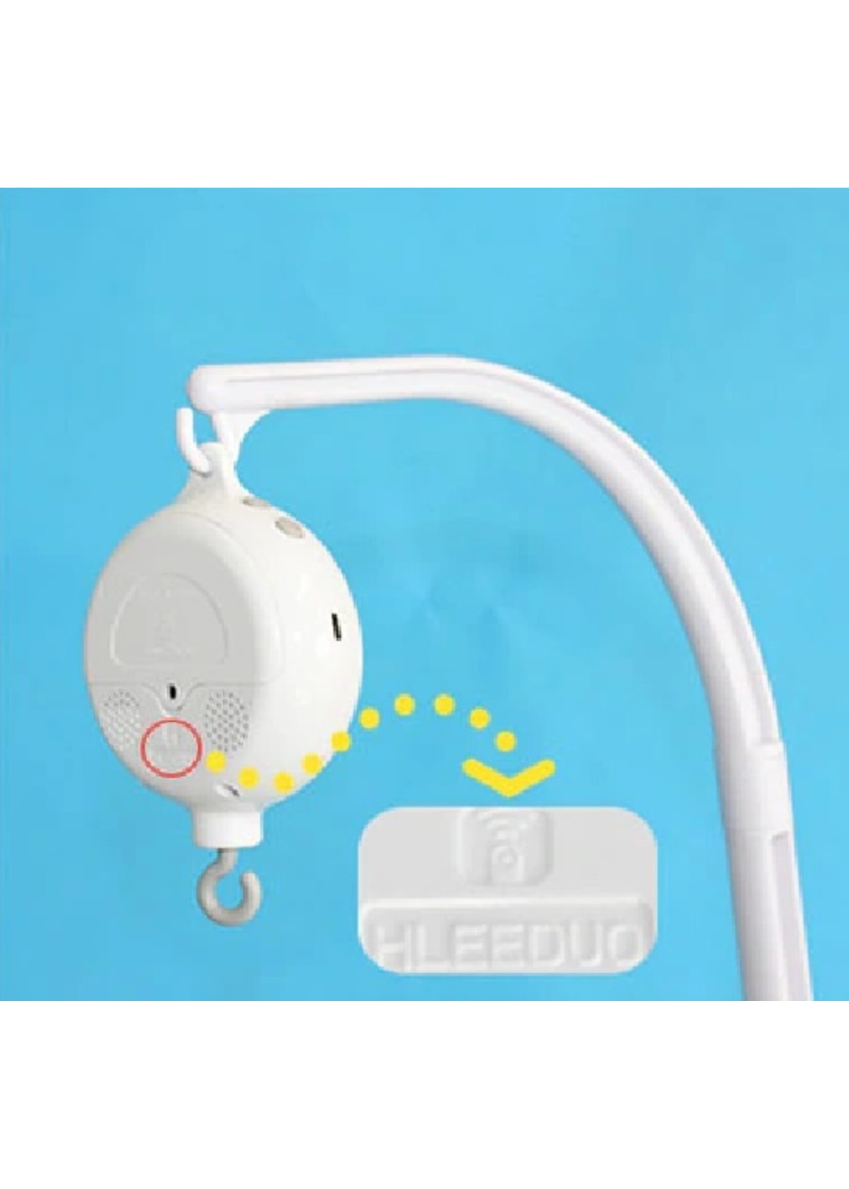 TI284 RC USB: (inclusief 1 x ABS Baby Muziek mobiel doosje + afstandsbediening + USB-oplader + 128 MB kaart)