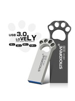 Usb flash drive 32 gb metalen USB 3.0 zilveren pendrive - zwart