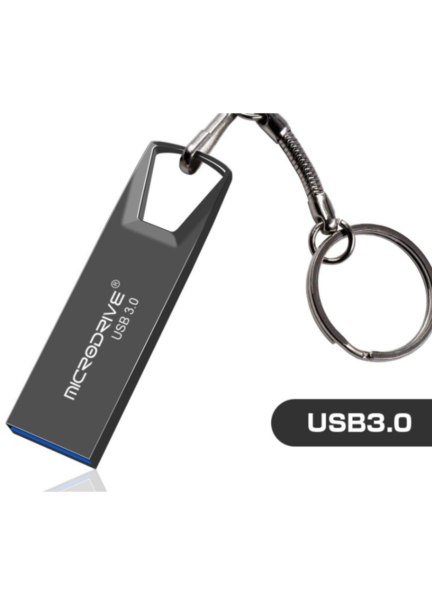 Hoge snelheid USB 3.0 mini-flashdrive Waterdichte USB-flashdrive-geheugensticks-zwart