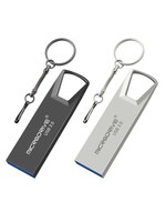 Hoge snelheid USB 3.0 mini-flashdrive Waterdichte USB-flashdrive-geheugensticks-grijs