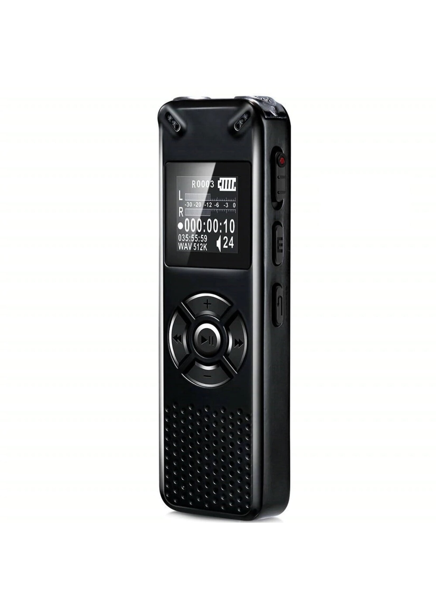 Premium Digitale Recorder - Premium Voice Recorder - Multifunctionele Voice Recorder - Dictafoon 8 GB - Audio Memo Recorder Met USB - Spraak Recorder - Sound – Geluid Recorder - Opname Apparaat - Met MP3 Speler Functie – 8GB