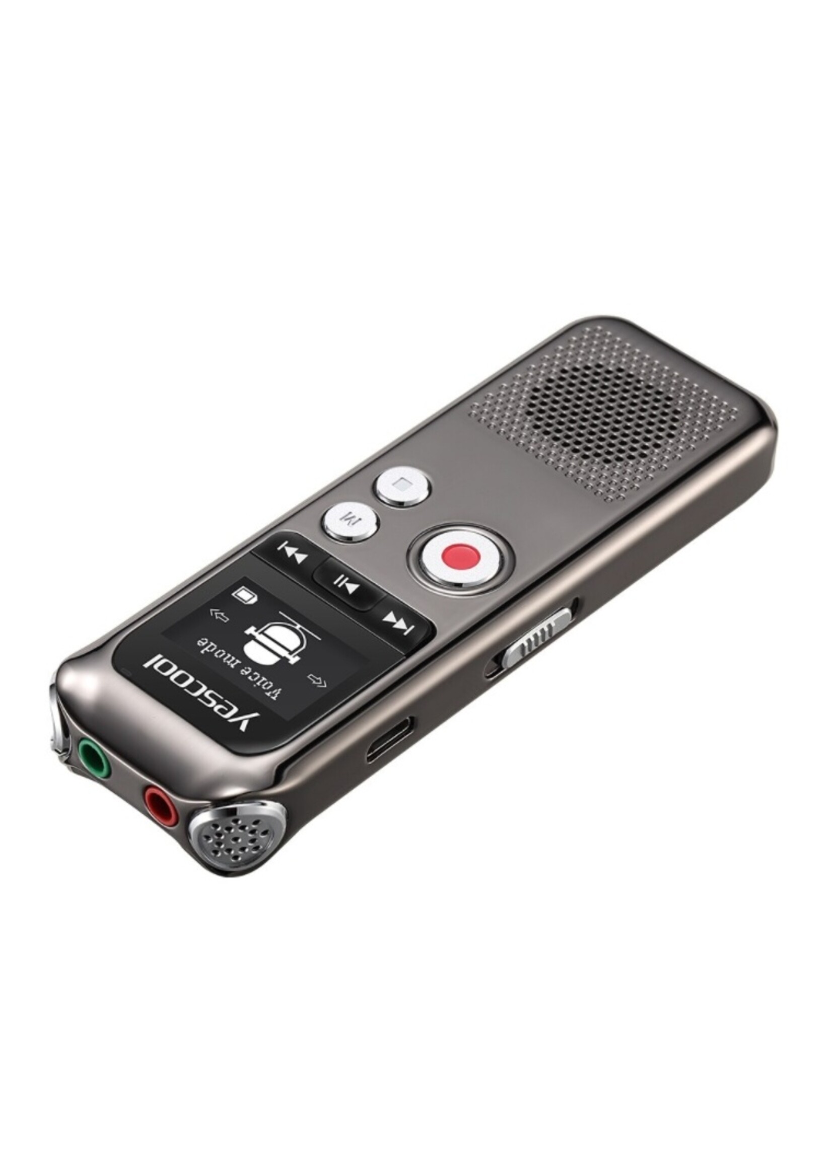 Premium Digitale Recorder - Premium Voice Recorder - Multifunctionele Voice Recorder - Dictafoon 8 GB - Audio Memo Recorder Met USB - Spraak Recorder - Sound – Geluid Recorder - Opname Apparaat - Met MP3 Speler Functie – 8GB