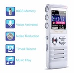 Premium Digitale Recorder - Premium Voice Recorder - Multifunctionele Voice Recorder - Dictafoon 16 GB - Audio Memo Recorder Met USB - Spraak Recorder - Sound – Geluid Recorder - Opname Apparaat - Met MP3 Speler Functie – 16GB