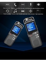Premium Digitale Recorder - Premium Voice Recorder - Multifunctionele Voice Recorder - Dictafoon 8 GB - Audio Memo Recorder Met USB - Spraak Recorder - Sound – Geluid Recorder - Opname Apparaat - Met MP3 Speler Functie – Zwart