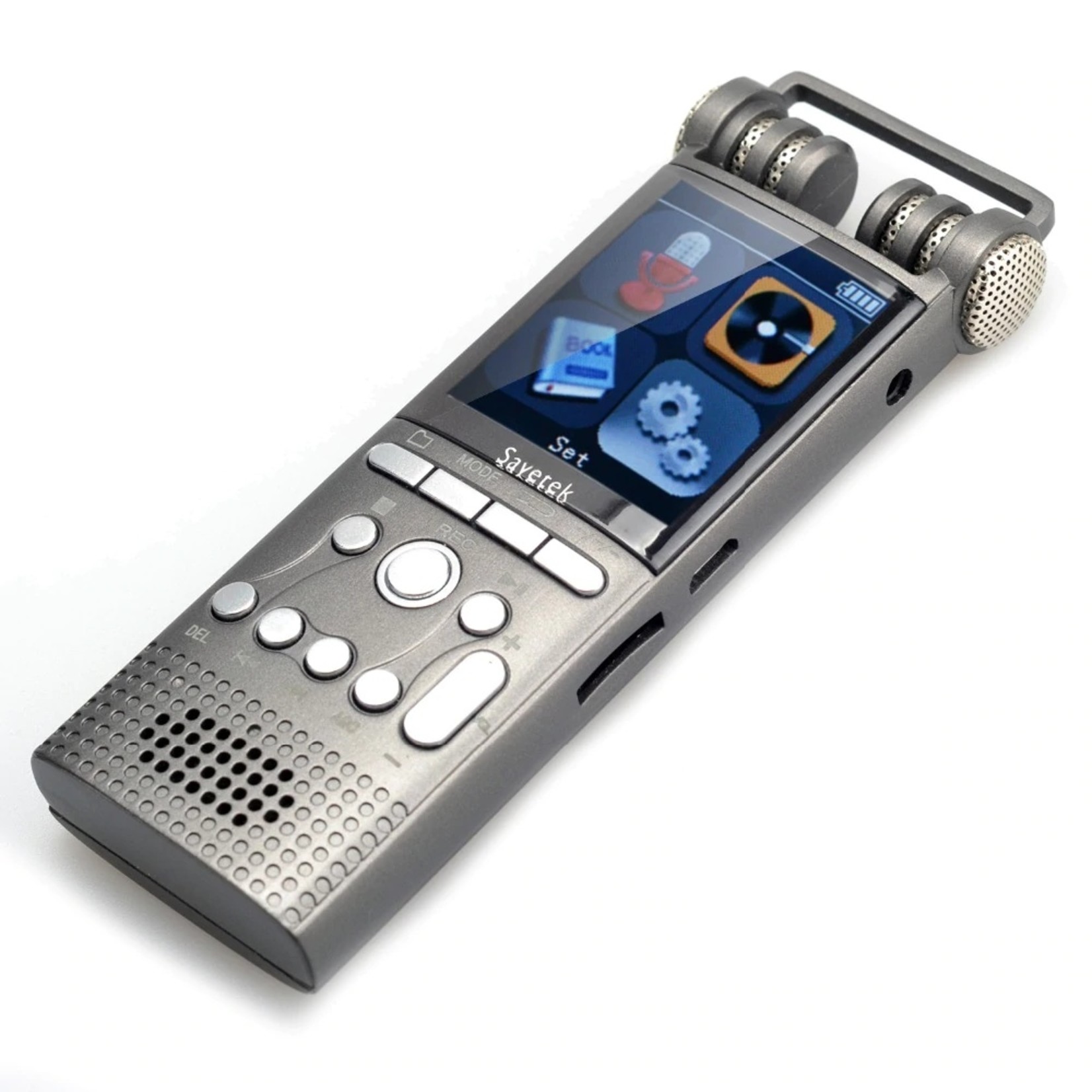 Premium Digitale Recorder - Premium Voice Recorder - Multifunctionele Voice Recorder - Dictafoon 8 GB - Audio Memo Recorder Met USB - Spraak Recorder - Sound – Geluid Recorder - Opname Apparaat - Met MP3 Speler Functie – Zwart