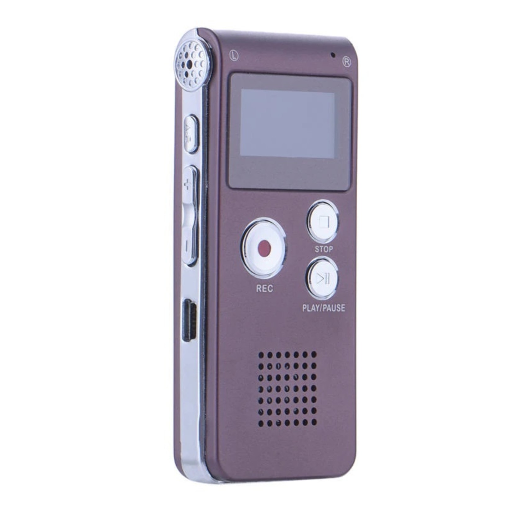 Premium Digitale - Premium Voice Recorder - Multifunctionele Voice Recorder - Dictafoon 16 GB - Audio Memo Recorder Met USB - Spraak Recorder - Sound – Geluid Recorder - Opname Apparaat - Met MP3 Speler Functie – Paars