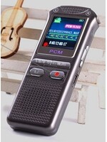 audiorecorder 60m, spraakrecorder 8GB, tijdstempel + spraakgestuurd + wachtwoord digitale recorder