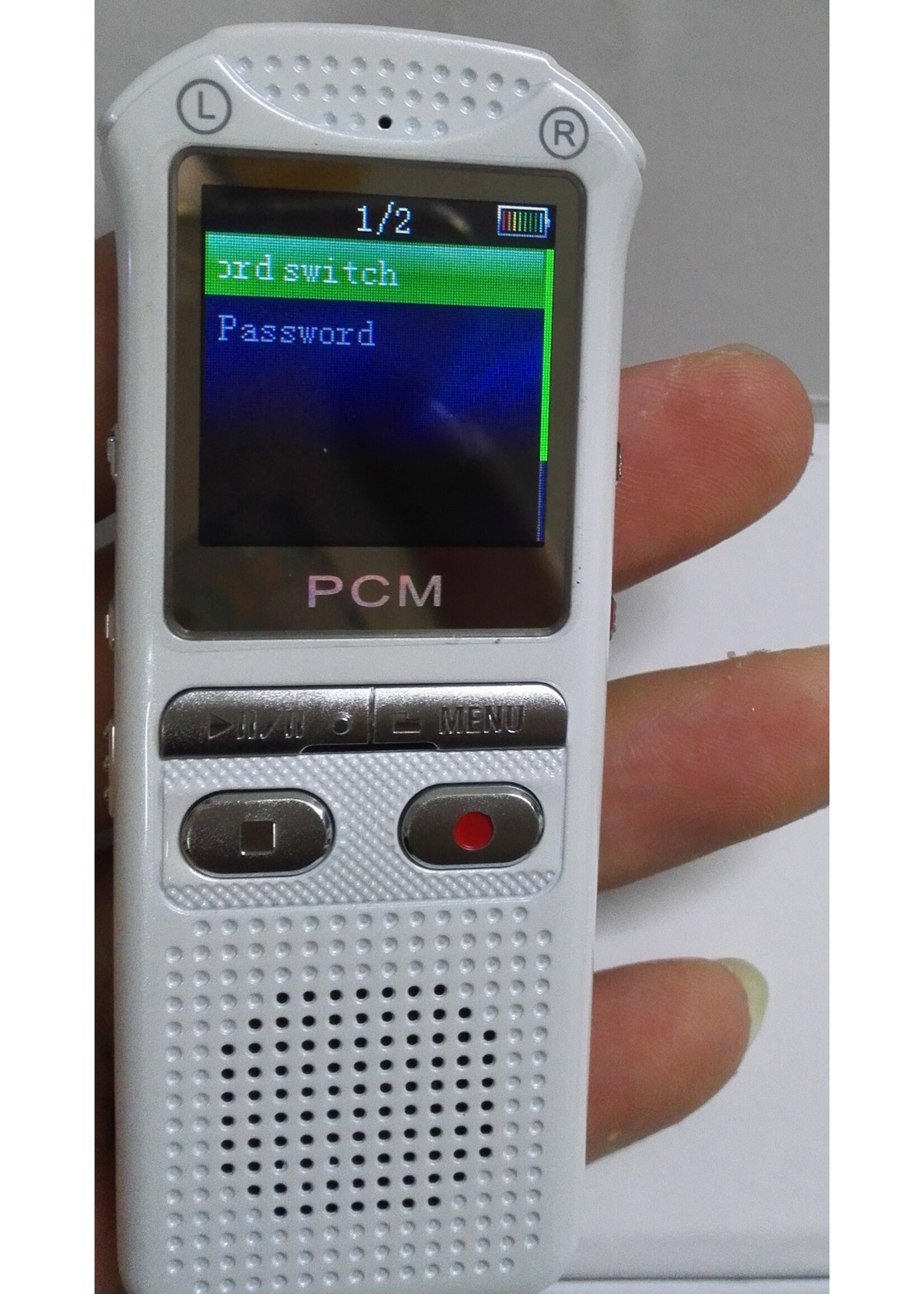 audiorecorder 60m, spraakrecorder 8GB, tijdstempel + spraakgestuurd + wachtwoord digitale recorder