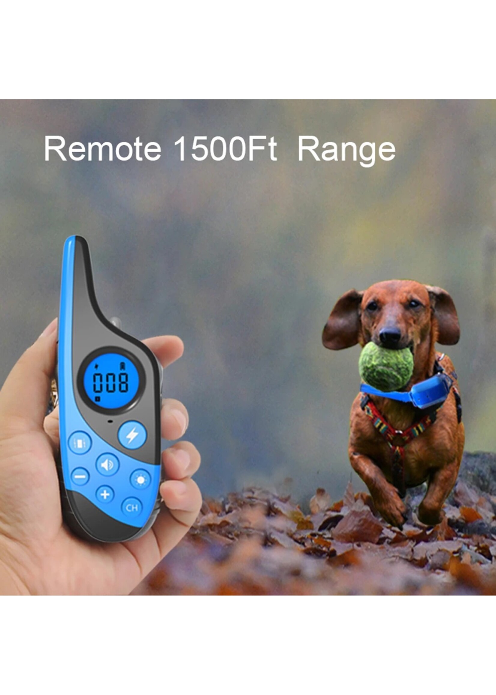 Doggy Training 300 M Pet Geluid, trilling en schok modus - Elektronisch - Stop Honden Blaffen Waterdichte en Oplaadbare Trainingsapparatuur