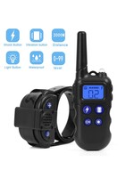 500M hondentrainingshalsband met walkietalkie - Oplaadbare halsband voor honden - Halsband Modi Pieptoon Trillingen Schok - waterdichte trainingshalsband