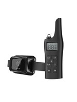 Oplaadbare hondentrainingshalsband - IP67 waterdichte stop-blafhalsband voor kleine middelgrote grote honden met licht LCD-scherm