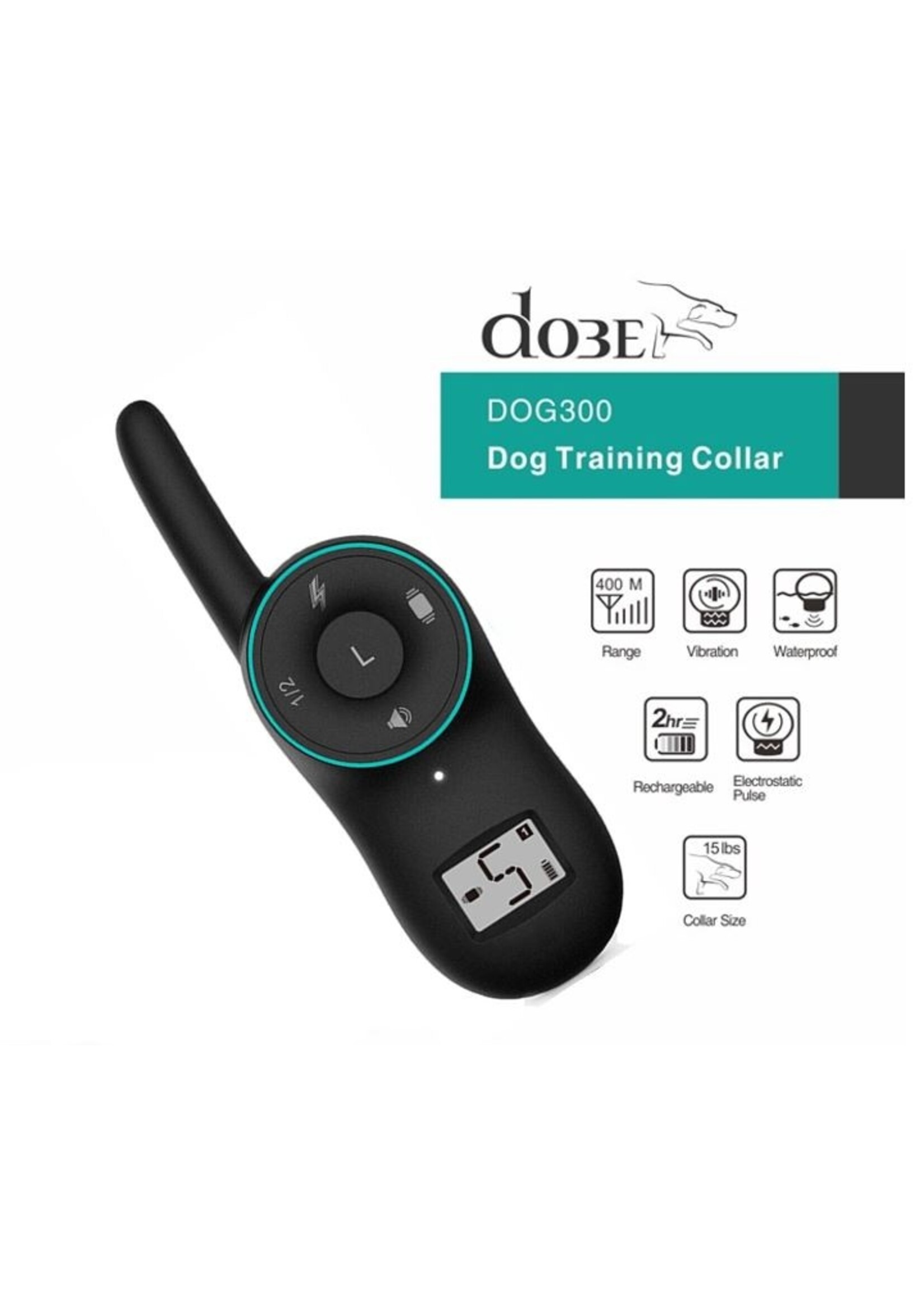 Trainingshalsband - trainingsband voor u hond met afstandsbediening - Waterdicht - Oplaadbaar - Voor 2 honden