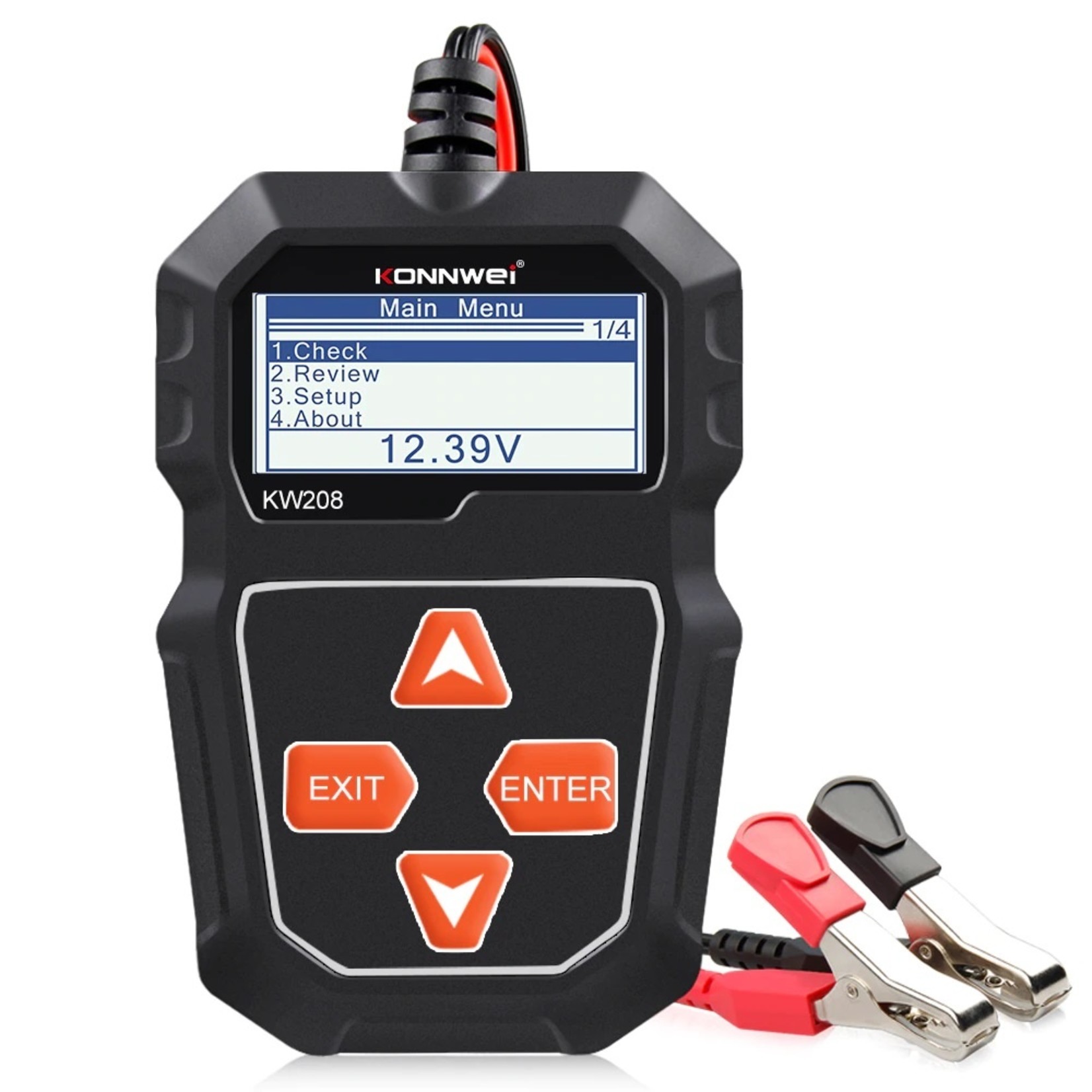 KONNWEI Konnwei KW208 Professionele Auto & Motor Accu Batterij tester 12V